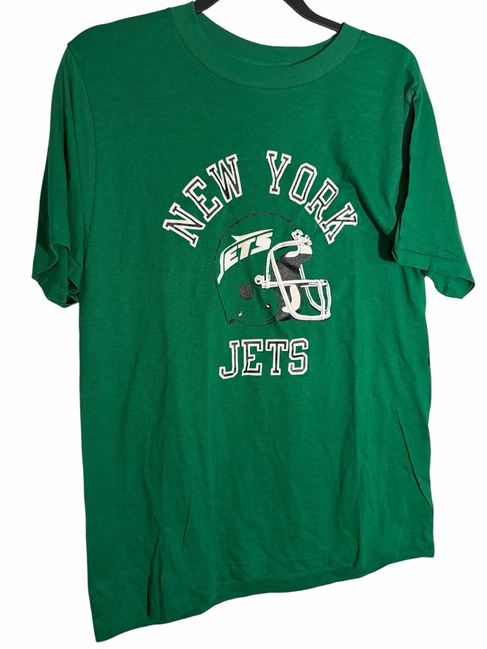 Vintage JETS NEW YORK NY SINGLE STITCH size XL CHAMPION MADE IN USA